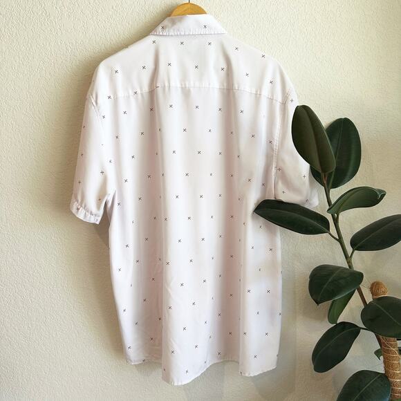 Dixxon Flannel The Chad Button Up Shirt Size 2X Performance Short Sleeve Print - Picture 5 of 7